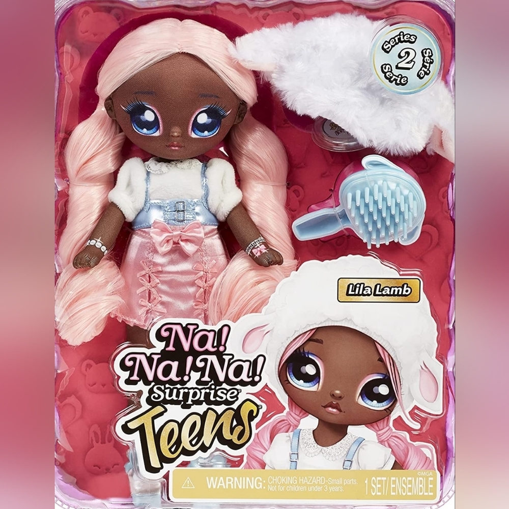 Na! Na! Na! Surprise Teen Series 2 Soft Posable Lila Lamb Fashion Doll Na Na Na